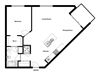 Relax in open concept, customizable suites in Airdrie 1 bed, 1 bath, modern apartments with balcony access at Airdrie Place in Airdrie, AB