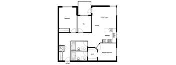 2 bed, 2 bath, spacious modern suites with balcony at Airdrie Place in Airdrie, AB