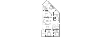 3 bed, 2 bath, generous, premium suites with balcony views at Airdrie Place in Airdrie, AB
