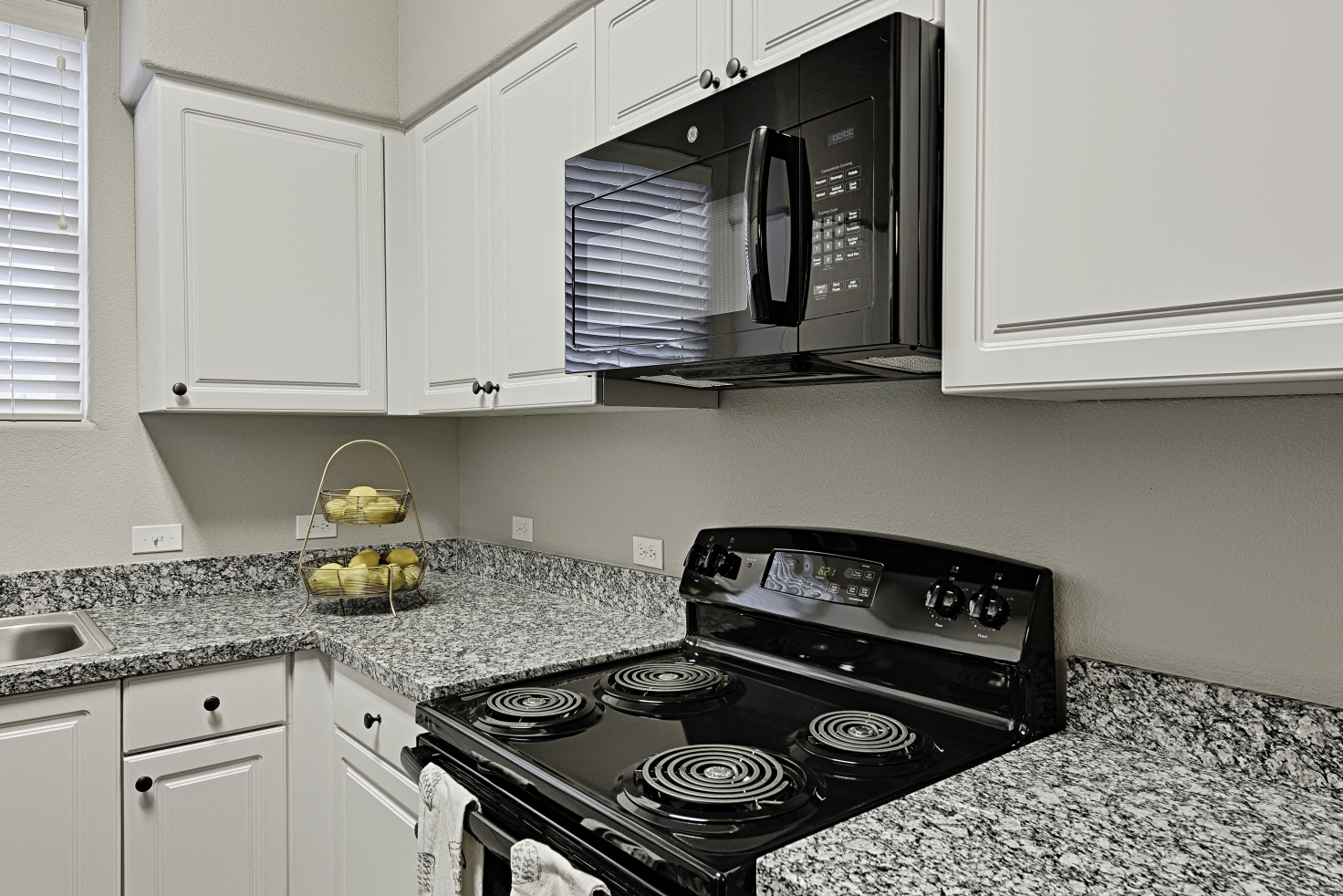 Kitchen Counter and Applicances