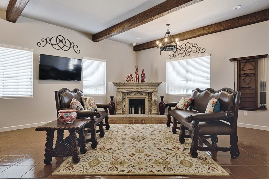 Clubhouse with Fireplace