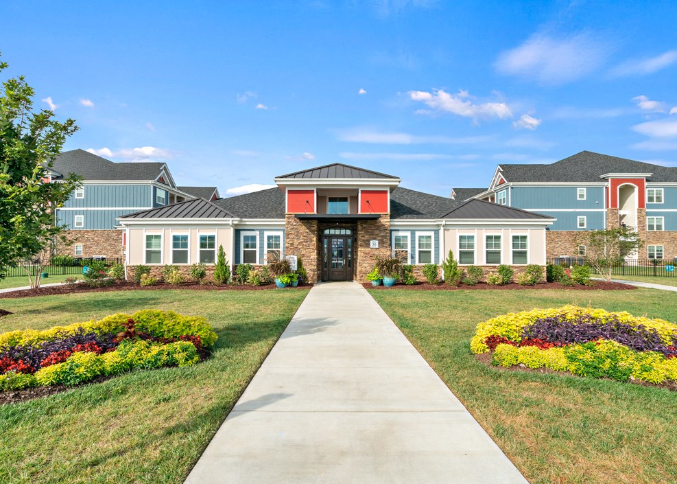 exterior of clubhouse