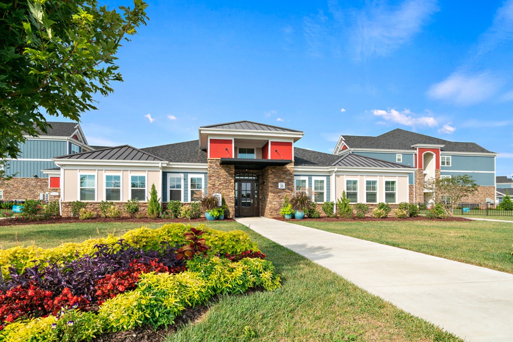 exterior of clubhouse