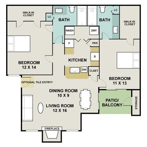 Desert Oak Floor Plan 7
