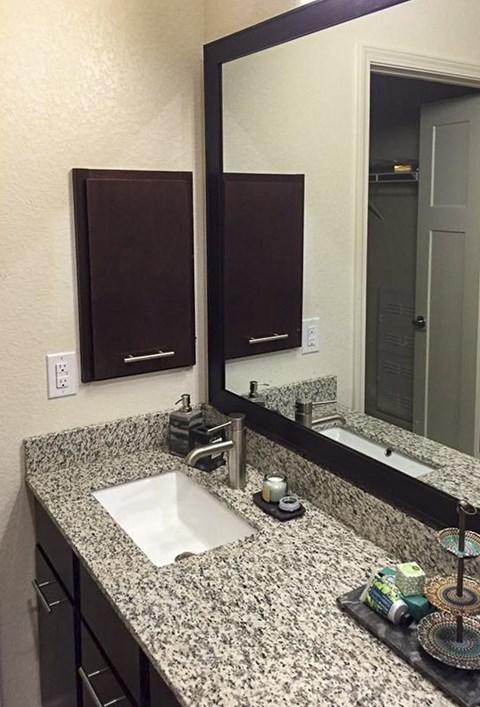 Granite Countertops in the Bathrooms