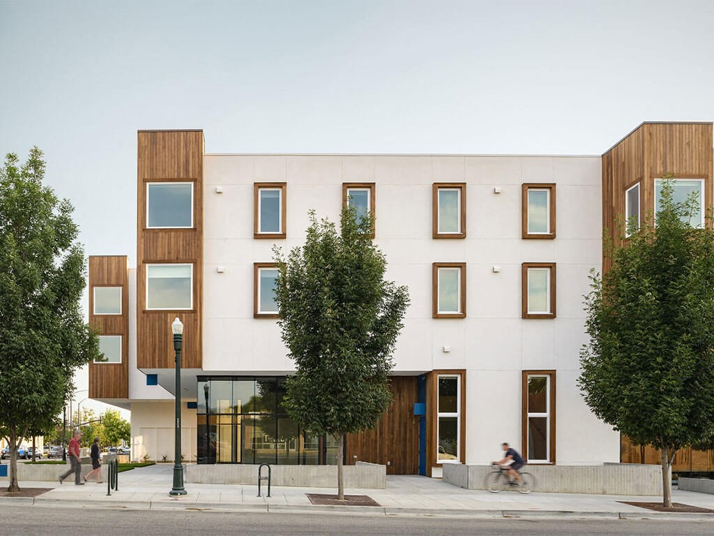 Exterior View at The Watercooler Apartments, Boise, Idaho