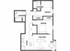 2BD x 2BA Floor Plan 2BD x 2BA Floor Plan at Watercooler, Boise, ID