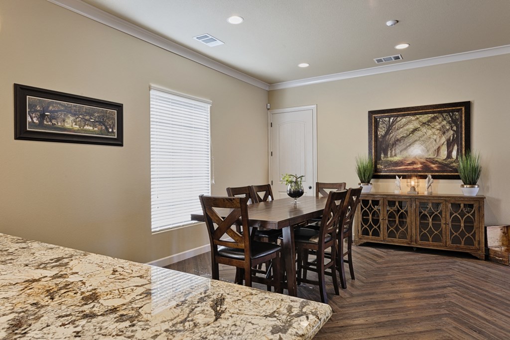 Clubhouse Table and Decor