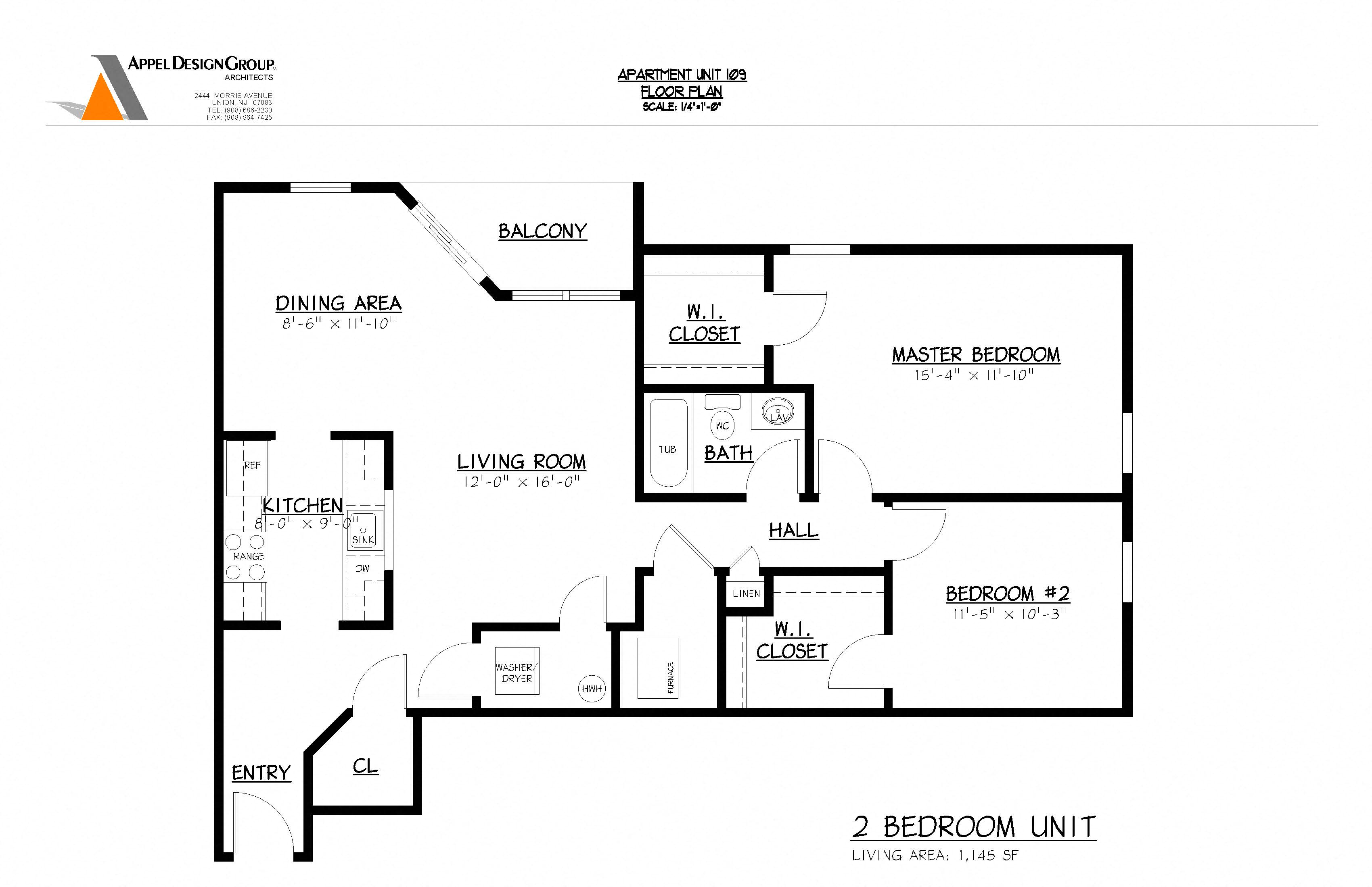 2 Bedroom 1 Bath