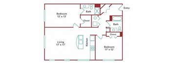 *Phase Two* 2 Bedroom Apartment
