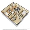 2 Bedroom Garden Apartment