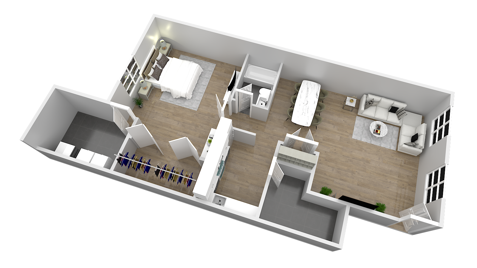 Rushwood Apartments 1 bedroom Deluxe