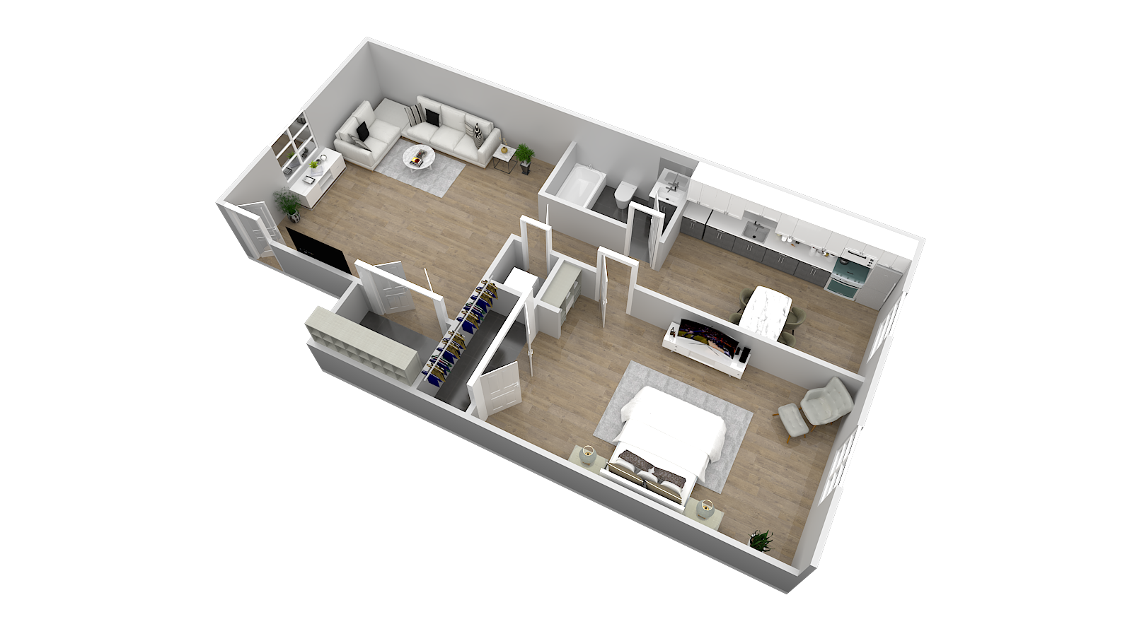 Rushwood Floorplans 1 Bedroom Duplex