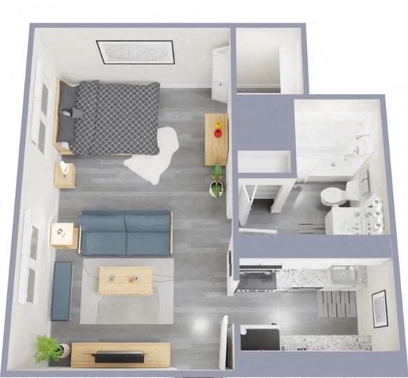 200 Hampton Court Studio-3 Beds Apartment for Rent - Photo Gallery 13