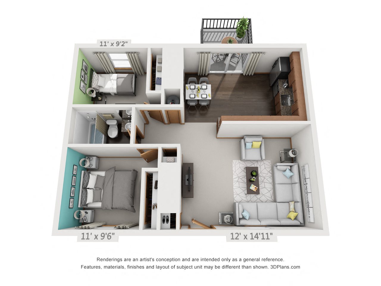 Floor Plans of Parc East in Washougal, WA