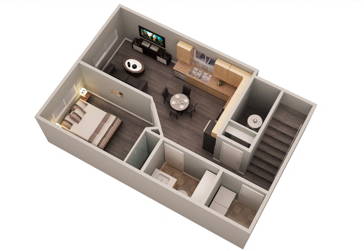 Arbutus 1 Bed 1 Bath Pet Friendly