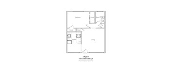 1 Bedroom - Large - Plan 9