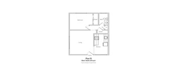 1 Bedroom - Large - Plan 10