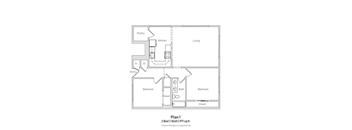 2 Bedroom - Large - Plan 1