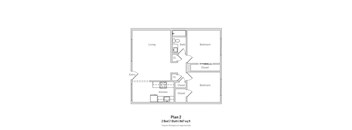 2 Bedroom - Large - Plan 2
