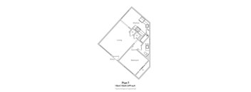 1 Bedroom - Large - Plan 7