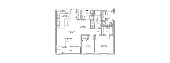 One Bedroom plus Study