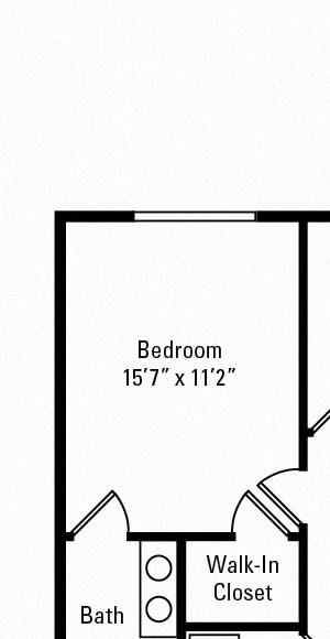 2 Bedroom, 2 Bath 1,200 sq. ft.