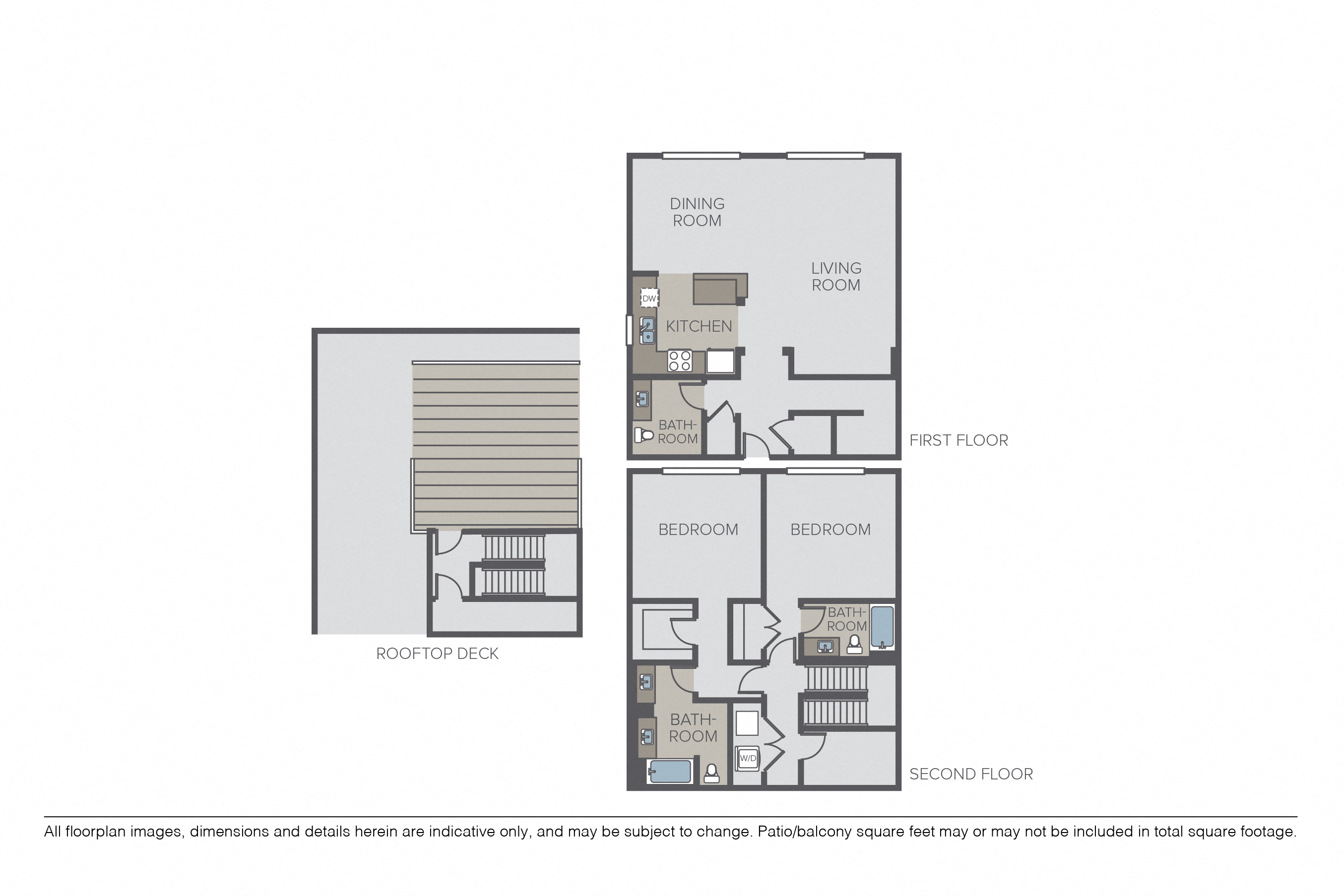 Plan 2B Townhome + Rooftop Deck