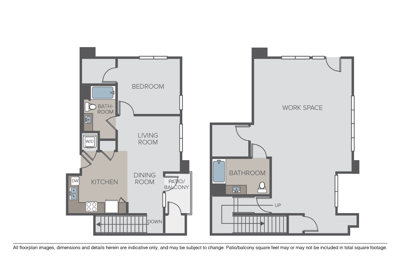 Plan 1F Townhome Live/Work