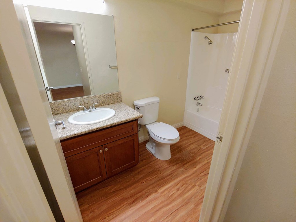 a bathroom with a sink toilet and a shower
