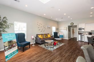 Spacious Living Room at Carelton Courtyard Apartments, Galveston, 77550