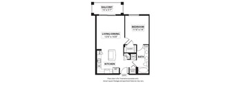 Floorplan at Windsor at Doral,4401 NW 87th Avenue, Miami, 33178