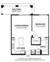 Floorplan Floorplan at Windsor at Doral,4401 NW 87th Avenue, 33178