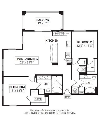 Floorplan at Windsor at Doral,4401 NW 87th Avenue, FL 33178