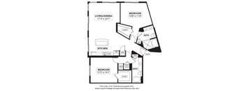 Floorplan at Windsor at Doral,4401 NW 87th Avenue, Miami