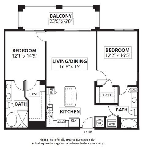 Floorplan at Windsor at Doral,4401 NW 87th Avenue, Miami,FL