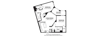 Floorplan at Windsor at Doral, Miami,FL 33178