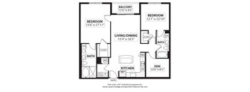 Floorplan at Windsor at Doral,4401 NW 87th Avenue, FL