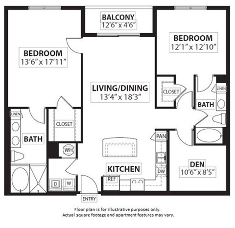 Floorplan at Windsor at Doral,4401 NW 87th Avenue, FL