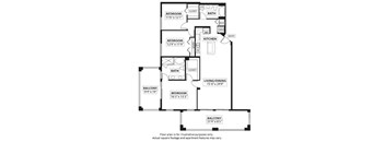 Floorplan at Windsor at Doral,4401 NW 87th Avenue, Miami,FL 33178