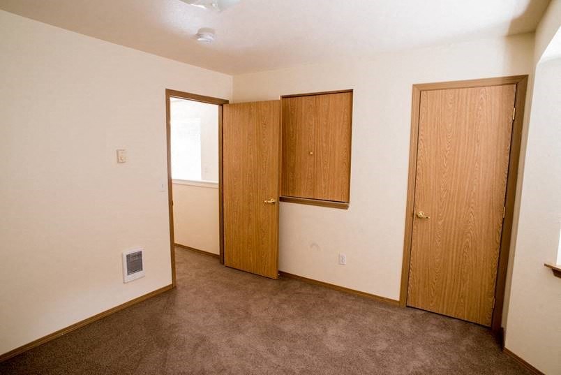 Closets In Bedroom at Lorence Court Apartments, Portland, 97216