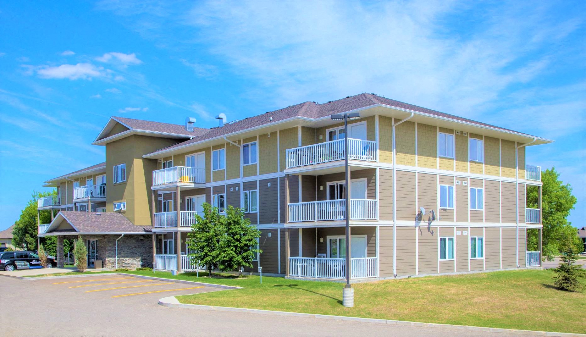 the building in which the apartment is located