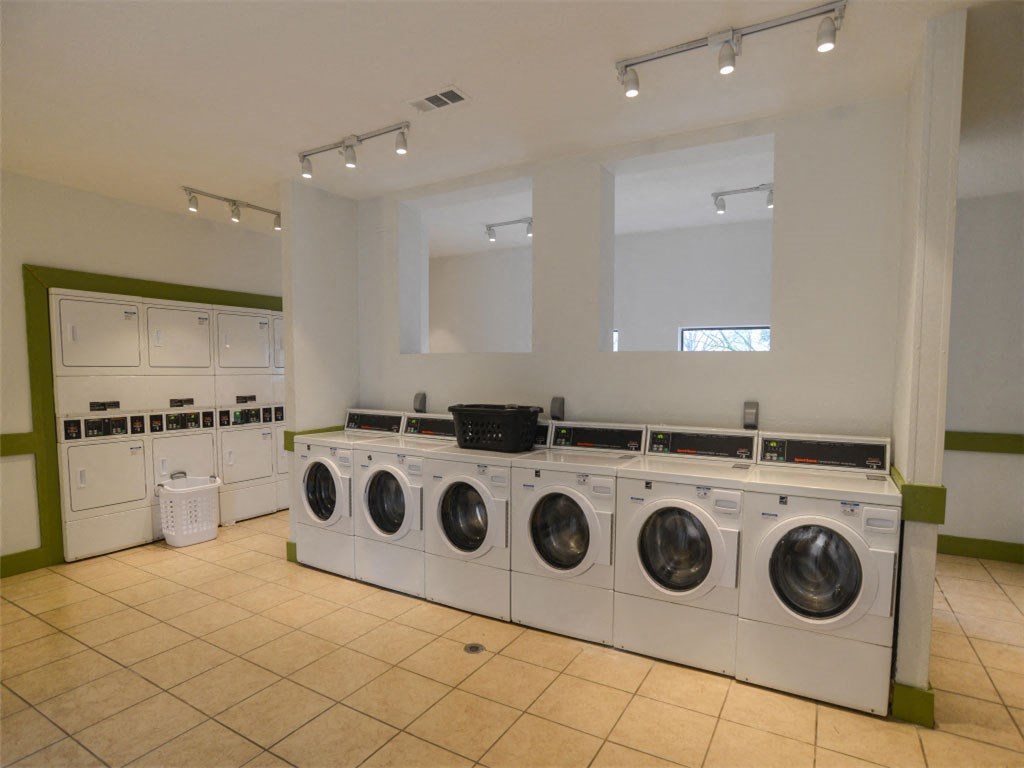 Our Beautiful laundromat for our residents