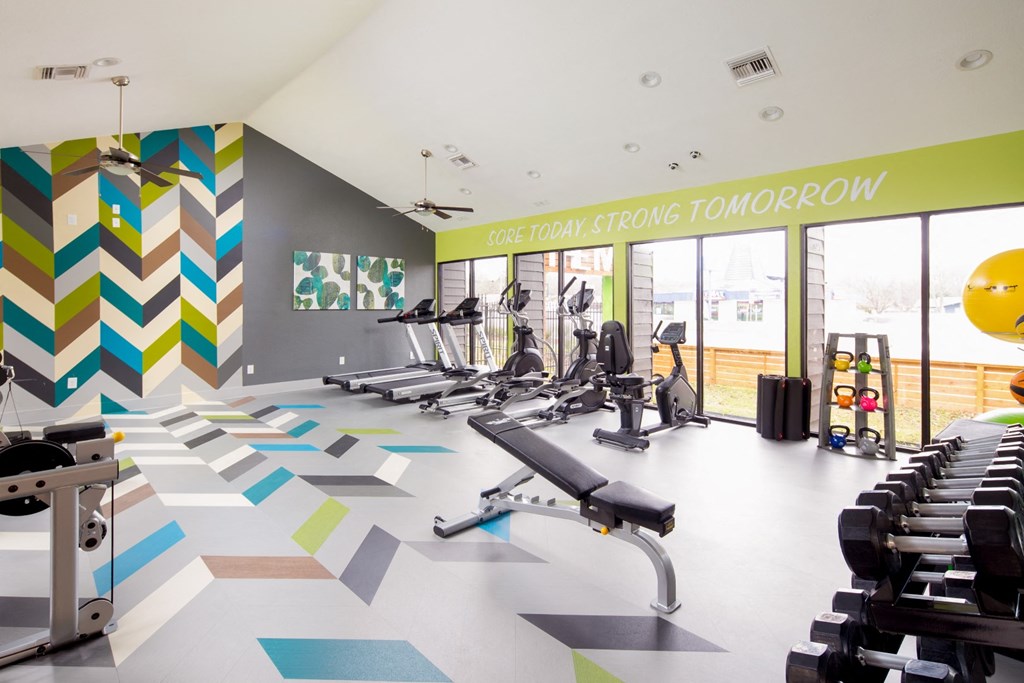 Free Weights And Cardio Equipment at The Ivy, Austin, TX