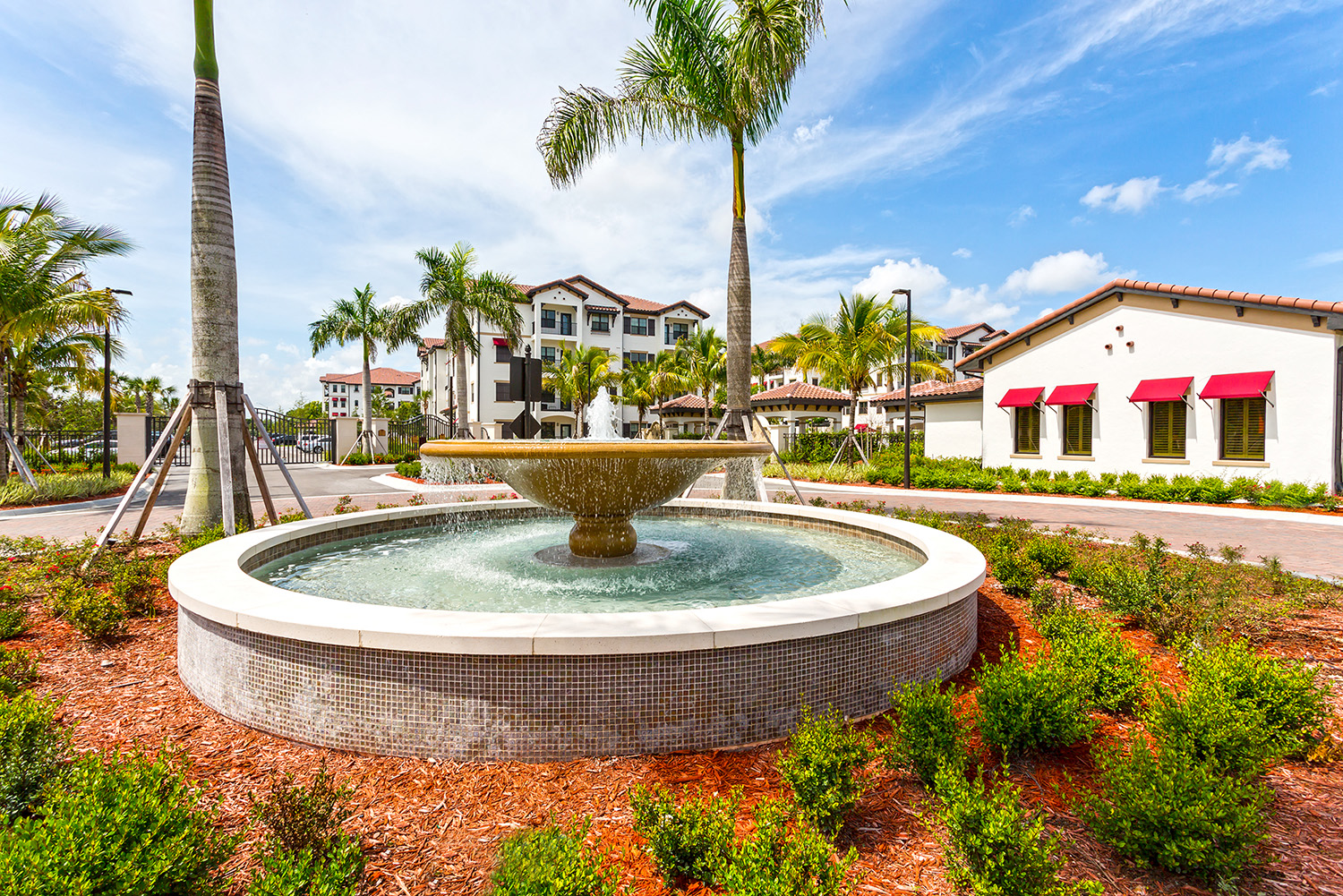 Fountain at Orchid Run Apartments, Naples, Florida