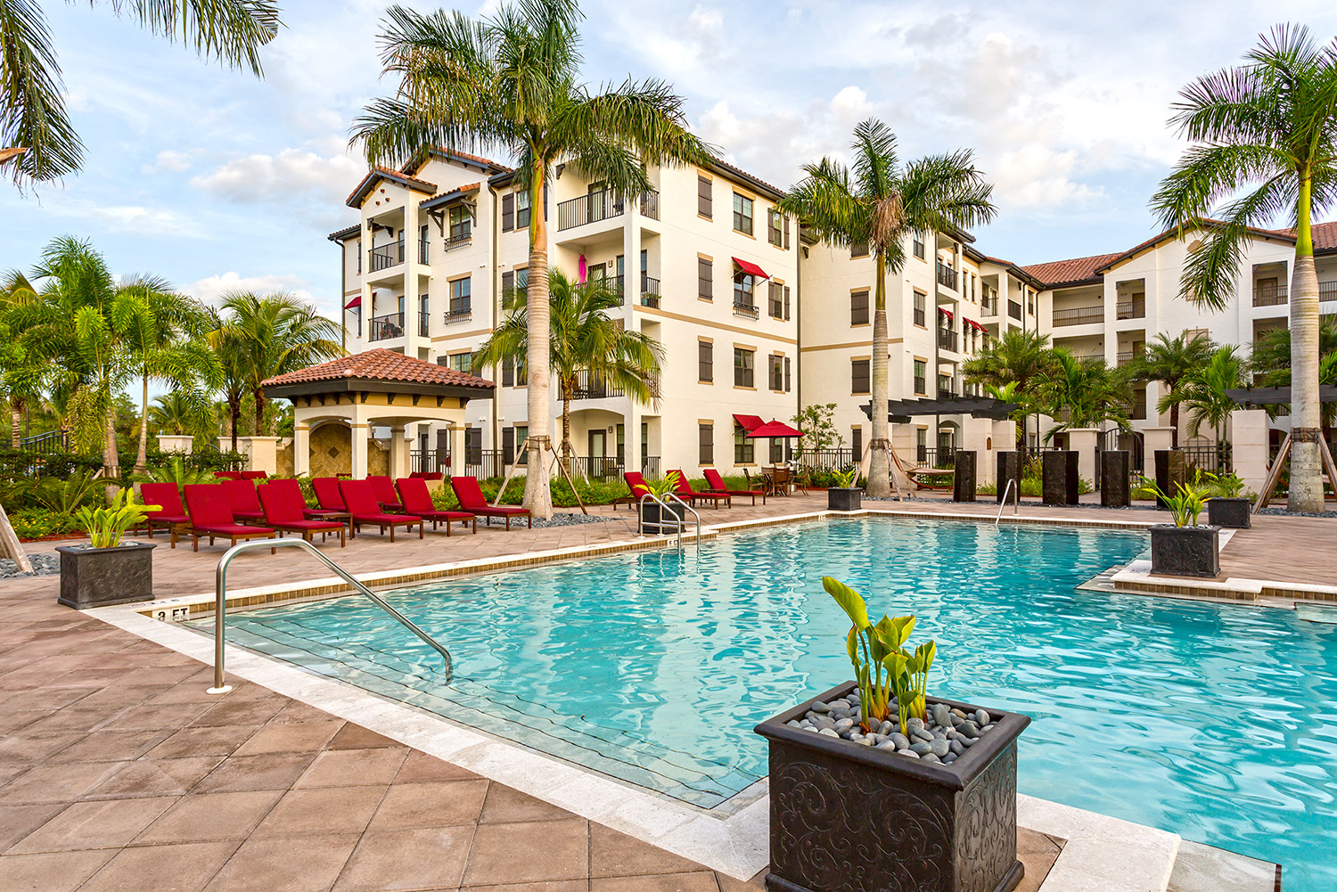 Swimming Pool at Orchid Run Apartments, Florida