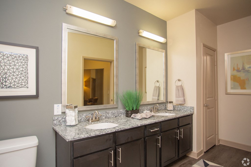 Bathroom Master with two sinks