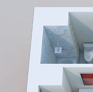 2 Bed, 1 Bath Penthouse