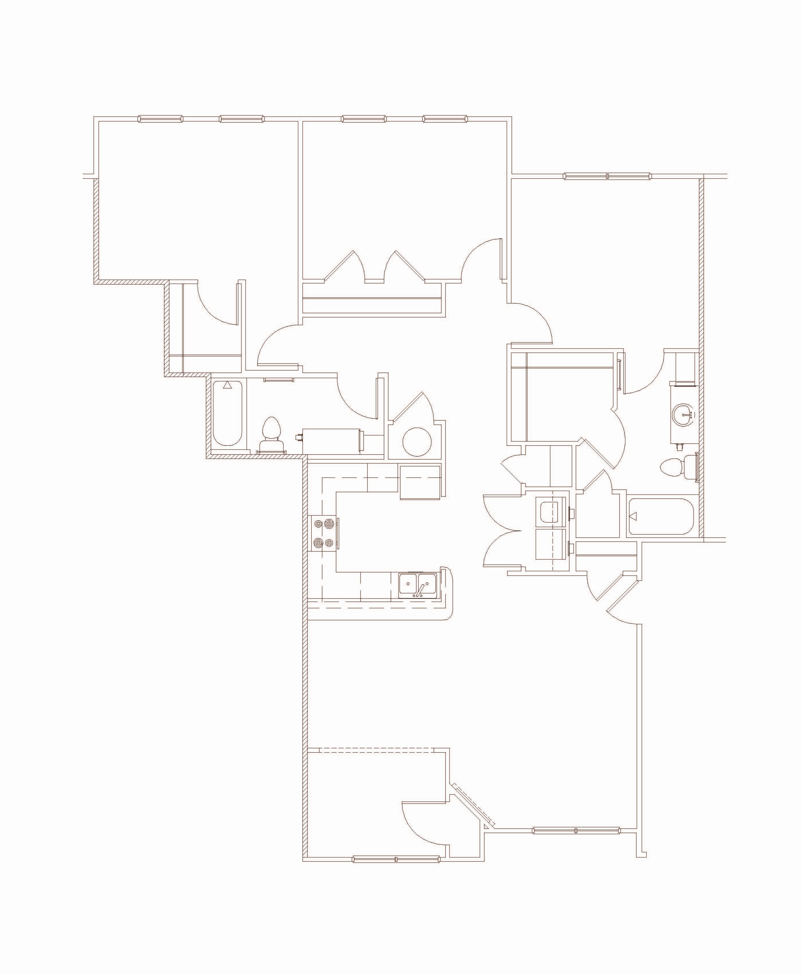 Three Bedroom Floor Plan 5
