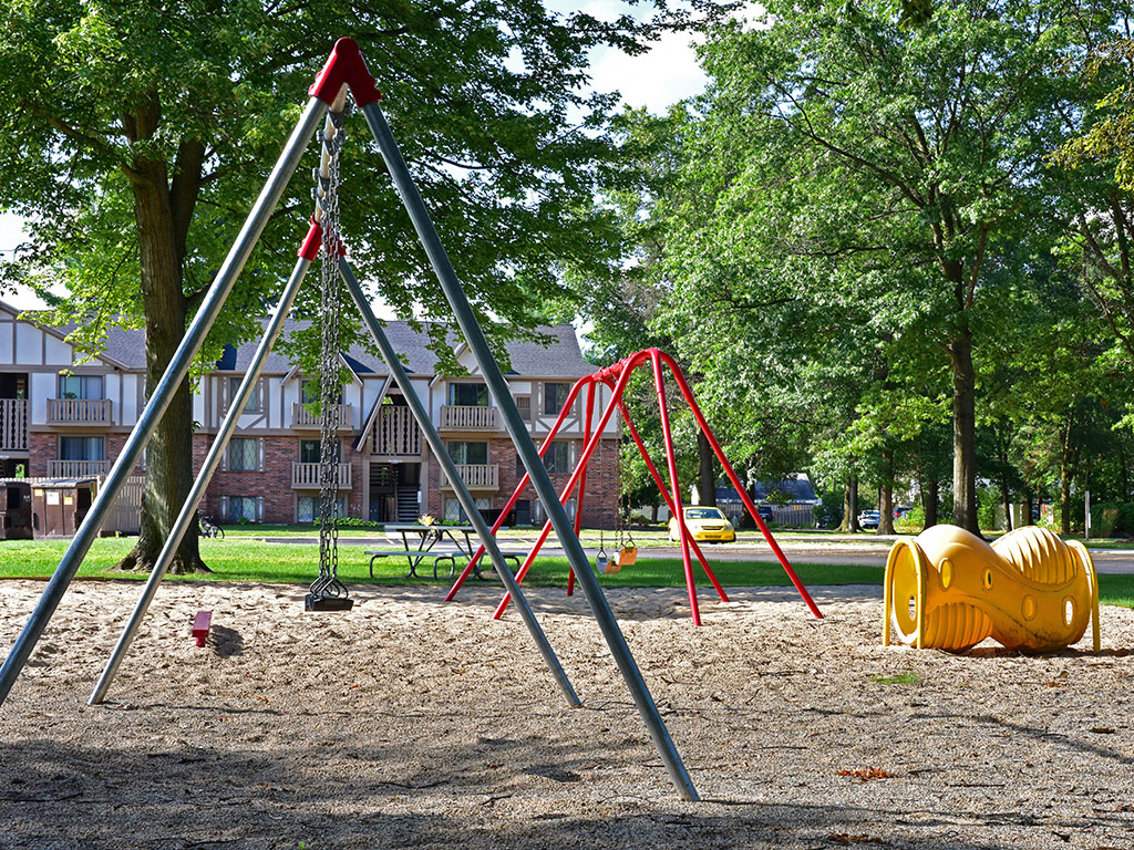 Swing Set at Woodland Place, Michigan, 48640